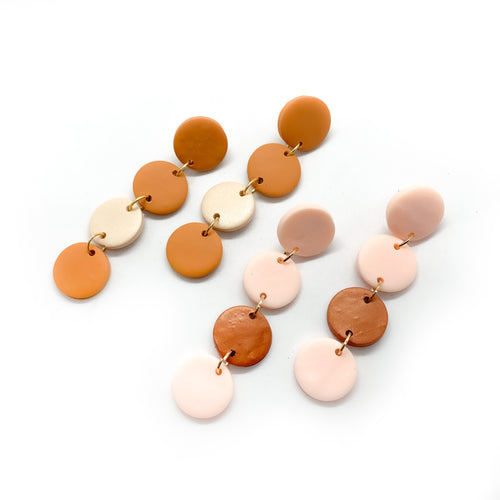 Connect Four Earrings (Color Options) - earpartyph ear party ph handmade polymer clay earrings philippines