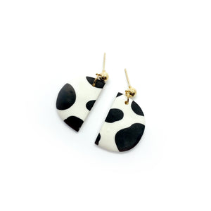 Cow 1 - earpartyph ear party ph handmade polymer clay earrings philippines