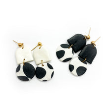 Load image into Gallery viewer, Cow 2 - earpartyph ear party ph handmade polymer clay earrings philippines
