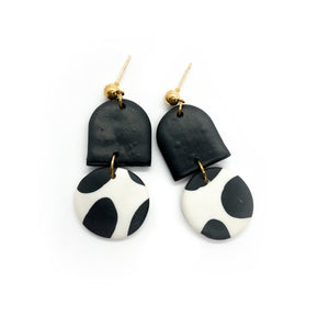 Cow 2 - earpartyph ear party ph handmade polymer clay earrings philippines