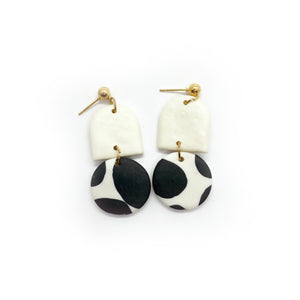 Cow 2 - earpartyph ear party ph handmade polymer clay earrings philippines