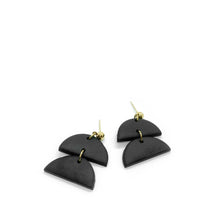 Load image into Gallery viewer, Double Half Moon - earpartyph ear party ph handmade polymer clay earrings philippines