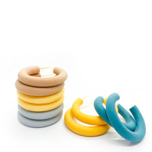 Load image into Gallery viewer, Reg Hoops - earpartyph ear party ph handmade polymer clay earrings philippines