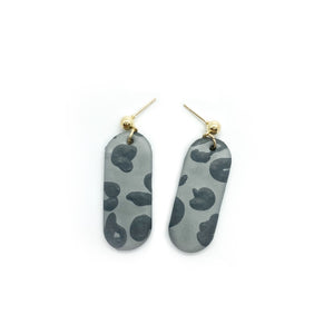 Snow Leopard 2 - earpartyph ear party ph handmade polymer clay earrings philippines