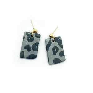 Snow Leopard 1 - earpartyph ear party ph handmade polymer clay earrings philippines