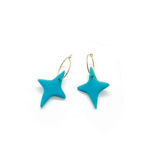Stella Hoops (Color Options) - earpartyph ear party ph handmade polymer clay earrings philippines