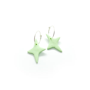 Stella Hoops (Color Options) - earpartyph ear party ph handmade polymer clay earrings philippines