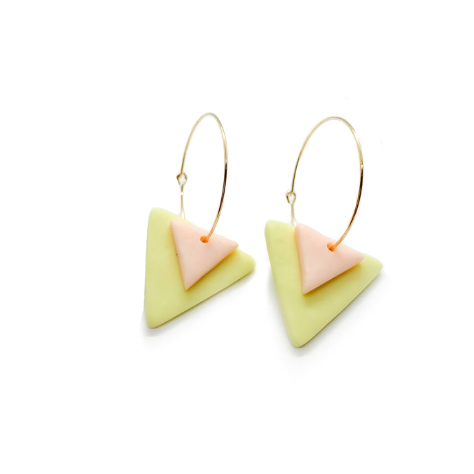 Trina Hoops (Color Options) - earpartyph ear party ph handmade polymer clay earrings philippines