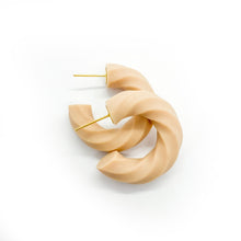 Load image into Gallery viewer, Twisty Hoops - earpartyph ear party ph handmade polymer clay earrings philippines