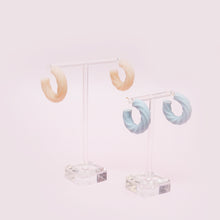 Load image into Gallery viewer, Twisty Hoops - earpartyph ear party ph handmade polymer clay earrings philippines