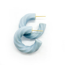 Load image into Gallery viewer, Twisty Hoops - earpartyph ear party ph handmade polymer clay earrings philippines