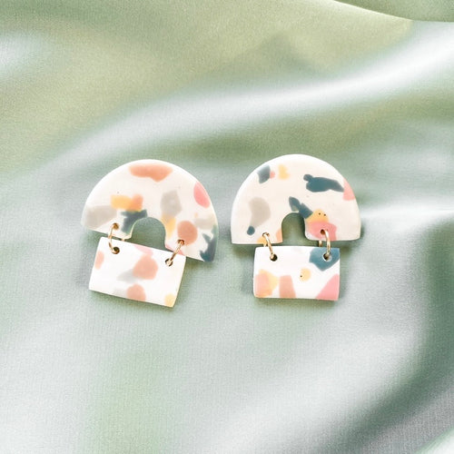 Terrazzo - earpartyph ear party ph handmade polymer clay earrings philippines