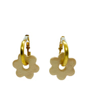 Load image into Gallery viewer, Flower Gold Hoops