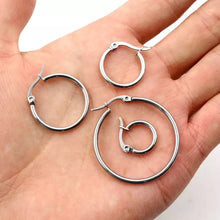 Load image into Gallery viewer, Stainless Steel Hoops