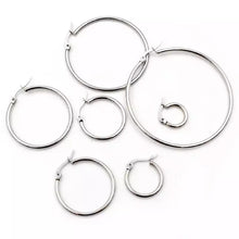 Load image into Gallery viewer, Stainless Steel Hoops