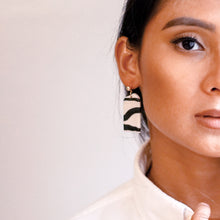 Load image into Gallery viewer, Zebra 2 - earpartyph ear party ph handmade polymer clay earrings philippines